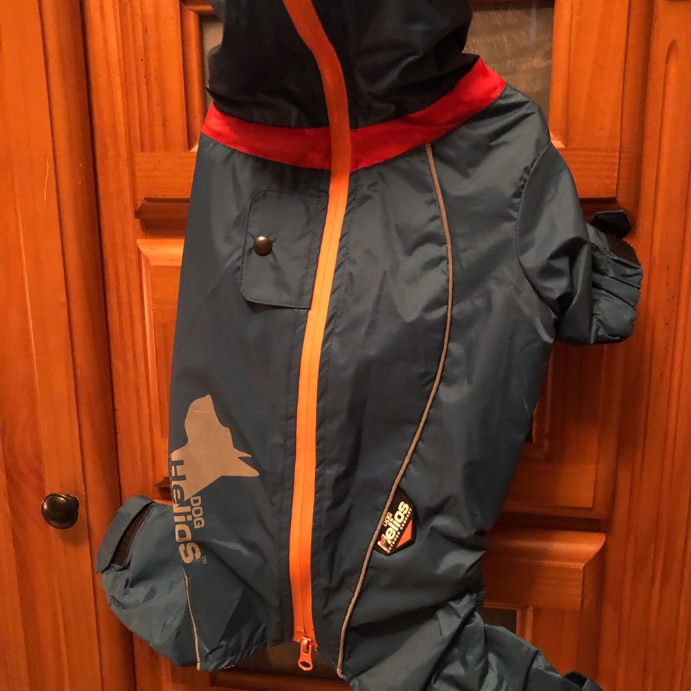 Dog Helios Blue Weather King Jacket Sz Medium NWT New